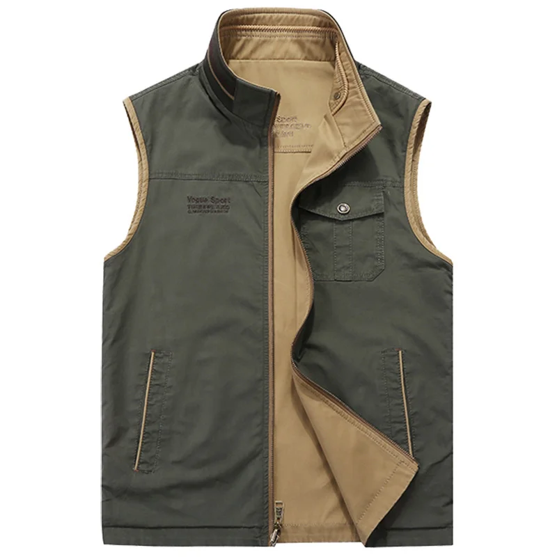 

Spring And Autumn Gilet Men Outdoor Men's Sleeveless Vest Casual Clothing Fashion Thermal Business Jackets Man 2023 New Style
