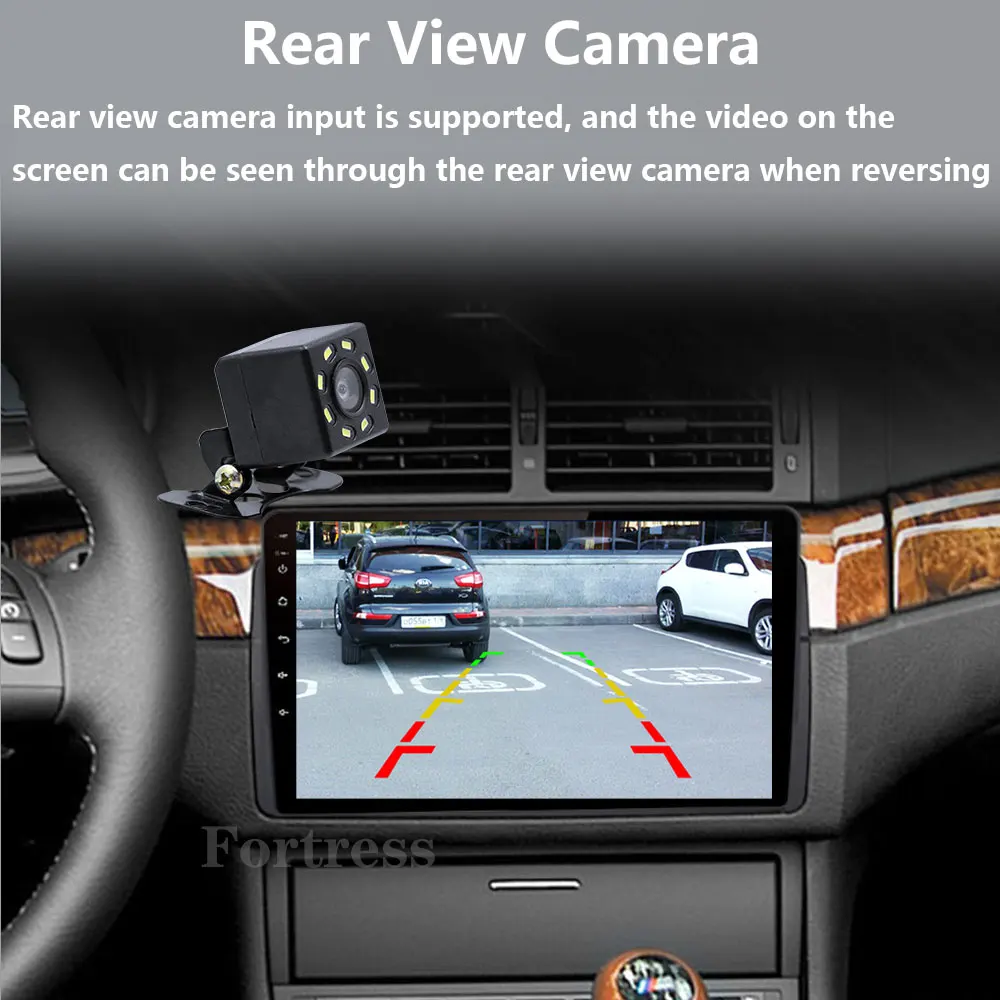 Фото 9-дюймовый Android 16 с поддержкой Wireless Carplay для BMW E46 M3 318/320/325/330/335 1998-2005, автомобильный радиоприемник, видеоплеер, сенсорный экран, 4G WiFi №4