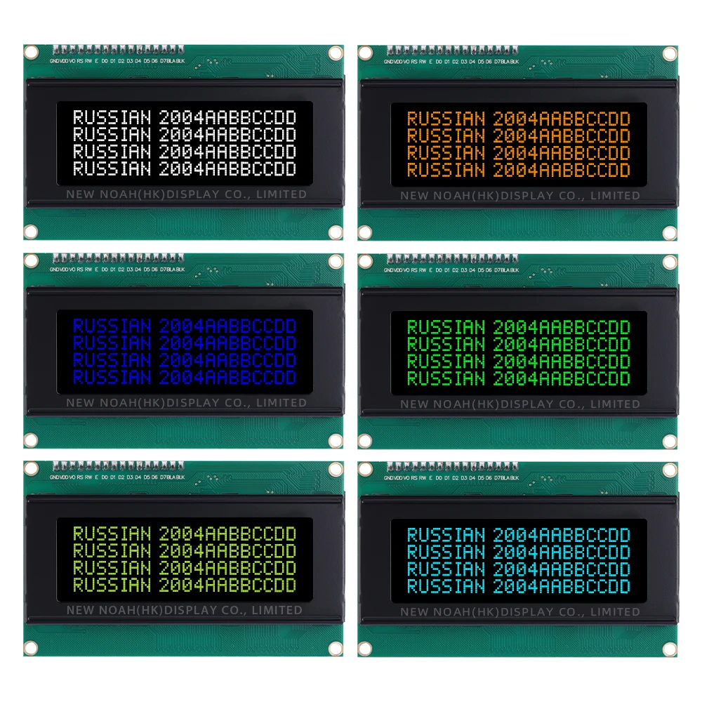 Русская BTN Черная пленка Синяя 2004A IIC Адаптерная плата LCM Дисплей Модуль Матричный