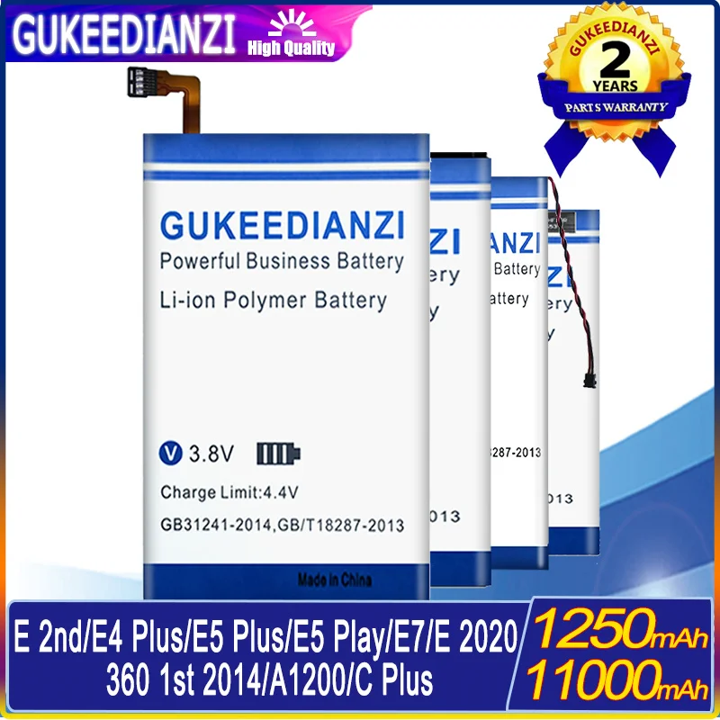 

Battery for Motorola E 2nd 2E XT1526/E4 E5 Plus/E7/E 2020/For Motorola 360 1st Gen 2014/A1200 A630/C Plus XT1723/Droid Turbo2