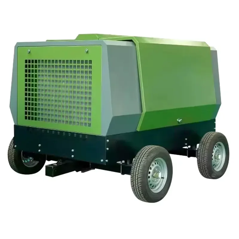 Фото Портативный винтовой воздушный компрессор Auliss 4x4 с прямым приводом, 7,5-31 м³/мин, 37 кВт, 18 бар, 8-25 бар, питание от сети переменного тока, 11 кВт №2