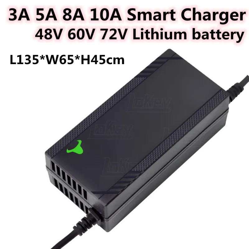 

48V 60V 72V 3A 5A 8A 10A lipo lifepo4 battery smart charger carregador electric scooter motorcycle ebike chargers cargadores