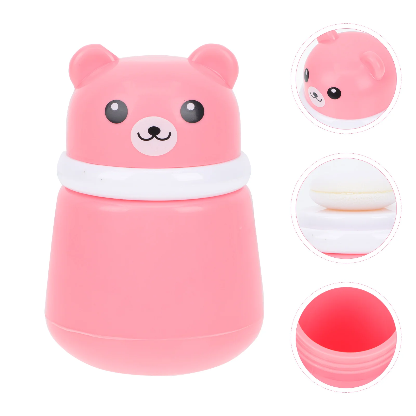 

Puff Box Container Body Baby Case Bottle Loose Talcum Empty Applicator Infant Makeup Puffs Dusting Storage Toddler Compact Kids