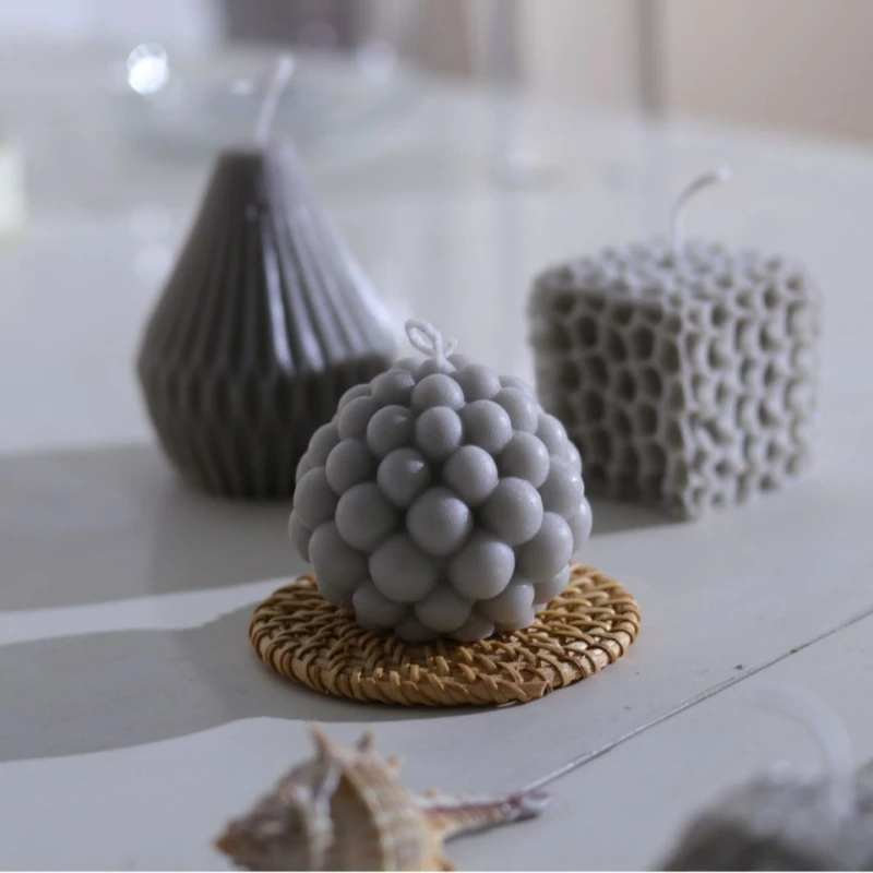 DIY Геометрическая квадратная сотовая колонна, ароматерапия, свеча, украшение для рук, подарок