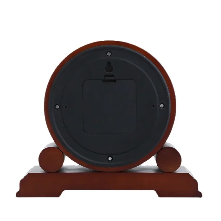 Часы деревянные в европейском стиле бесшумные ретро-часы для гостиной спальни