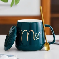 eways ceramic coffee mugs mr and mrs tea milk cup gift box with lid and spoon creative wedding anniversary couples gift