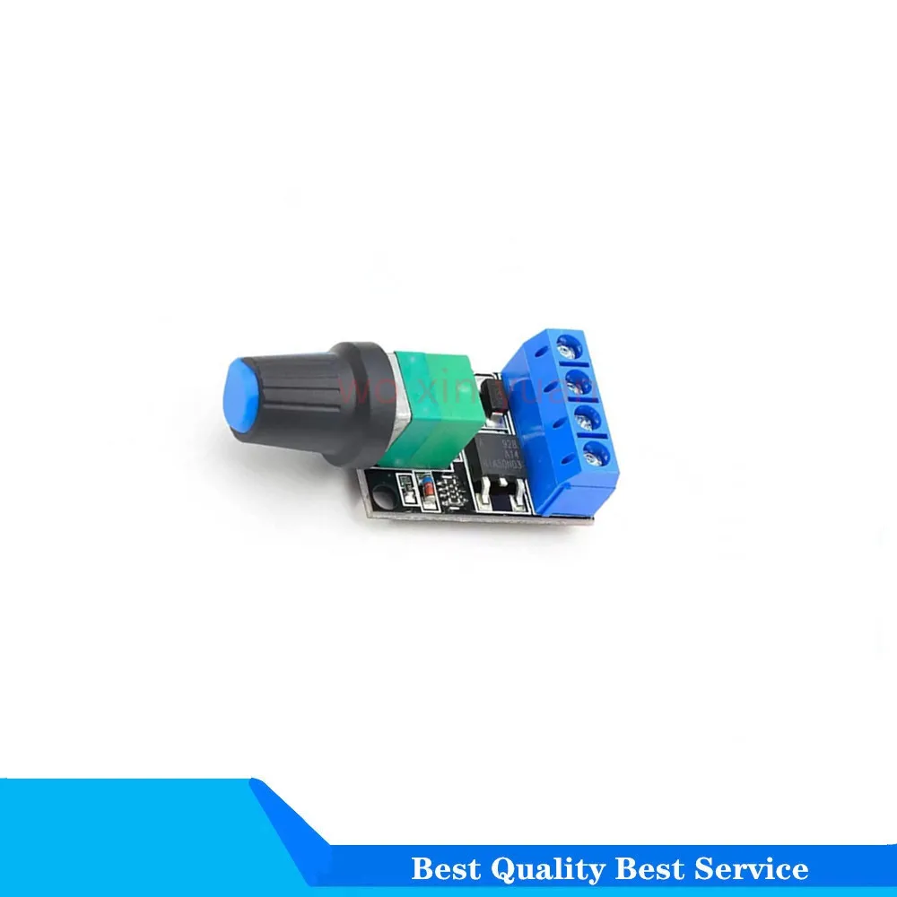 Mini 5A 10A 90W PWM 12V контроллер скорости двигателя постоянного тока Module 4 5 V-35V