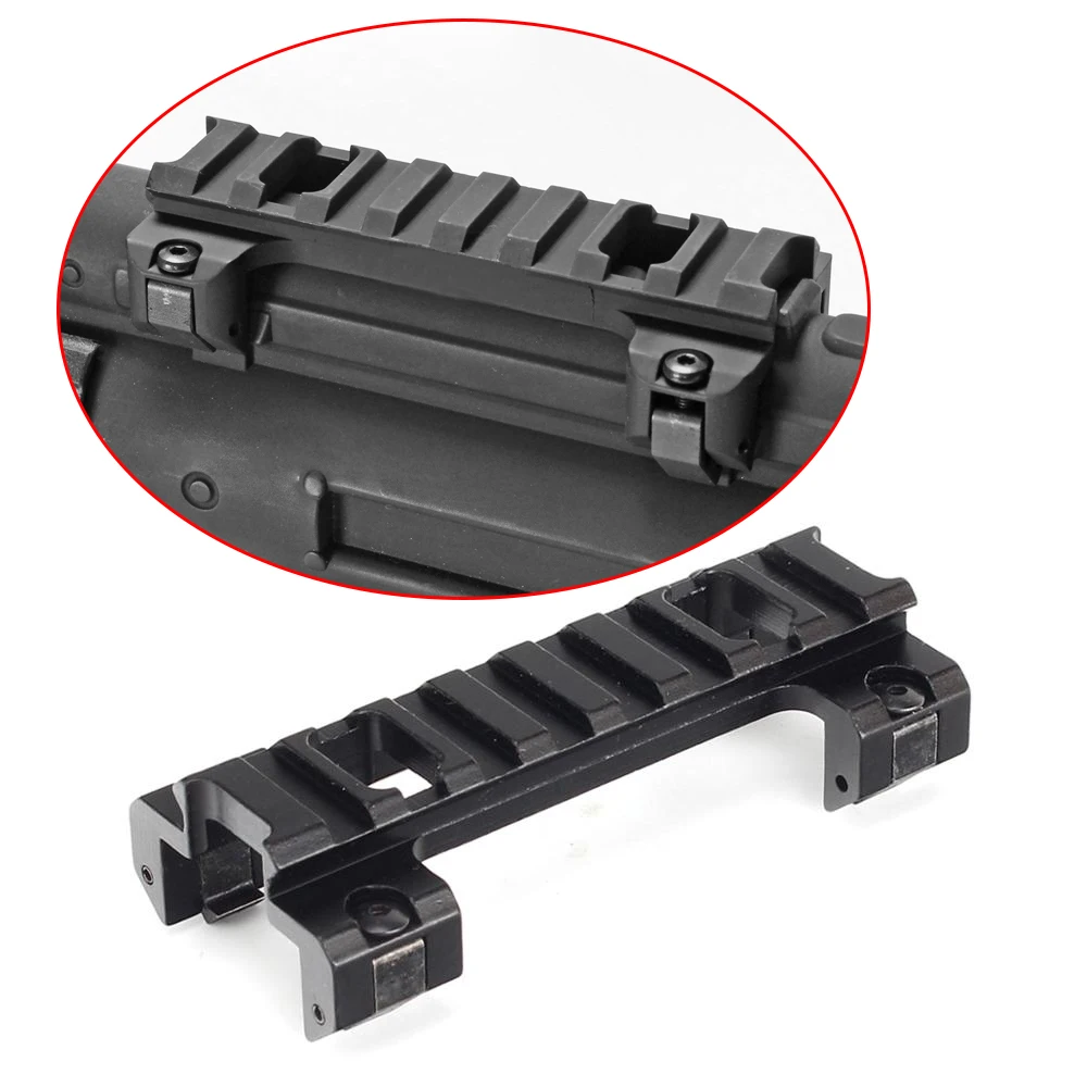 Tactical 8 Slots HK SP5 MP5 GSG5 G3 HK53 Picatinny Weaver Top Rail Mount Base for hunting