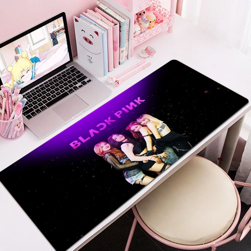 

Kpop-Blackpink коврик для мыши игровой коврик 900x400 Аниме Мышь Xxl аксессуары для настольного ПК коврик для игрового компьютера офисные коврики для м...