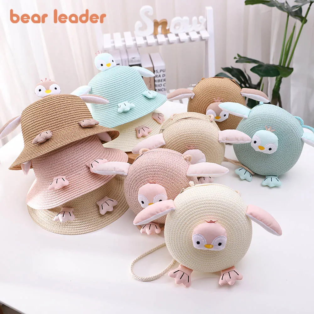 

Bear Leader/Летняя модная детская шляпа и сумка с цветами; Пляжные детские шапки и кепки принцессы для детей; Аксессуары для фотосъемки