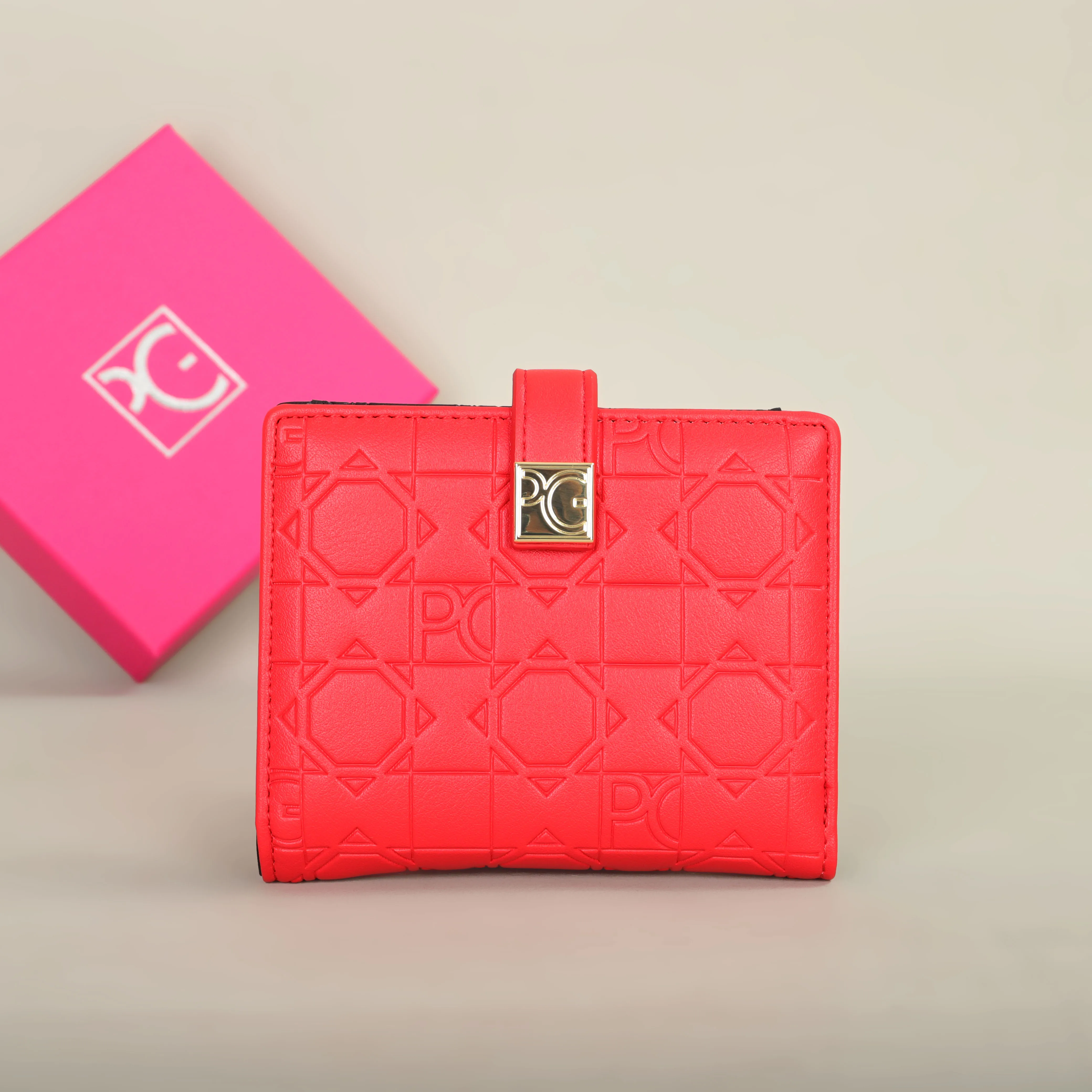 PG кошелек модный классический ретро женский универсальный с буквенным принтом