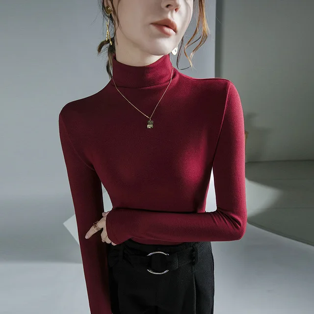 

High Quality 2023 Women T-shirt Elastic Force Design Female Autumn Sexy Crop Top Clothes Casual Fashion Blouses Grace Meeting