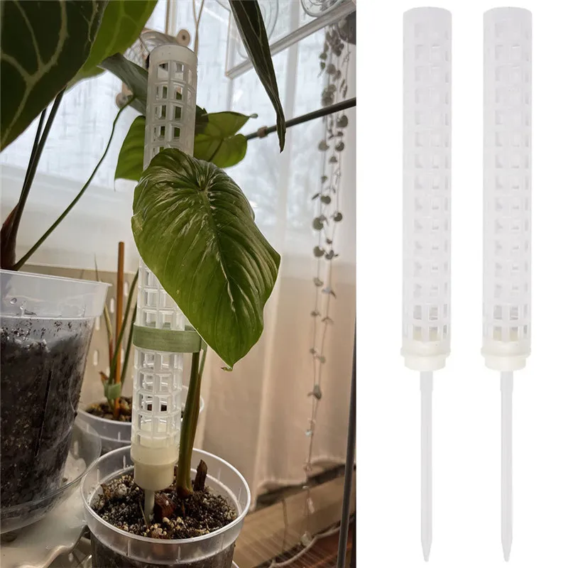 

1 Set Plant Climbing Frame High Durability Stackable Plastic Moss Pole Potted Plants Climbing Supporting Stick Garden Supplies