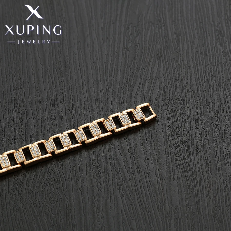 Xuping ювелирные изделия Новое поступление модные браслеты с черным камнем 19 см