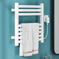 intelligent thermostatic electric heating towel rack shelf space aluminum heating household towel drying racks rail towel warmer