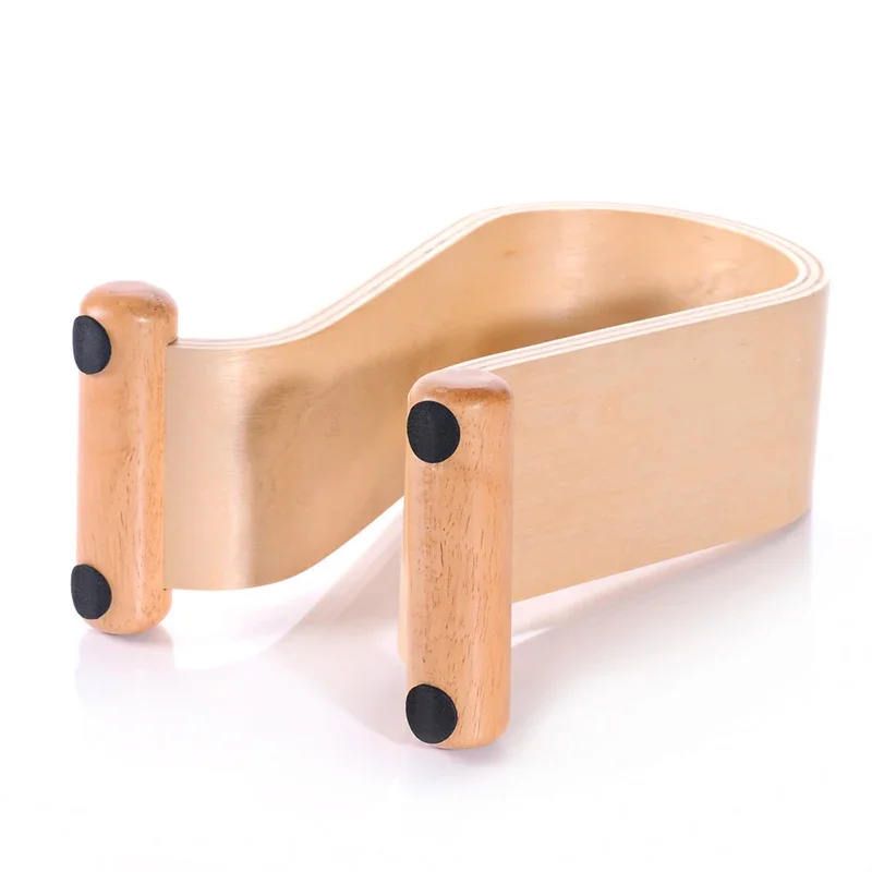 Хит продаж деревянный кронштейн-подставка в форме Omega кронштейн для гарнитуры