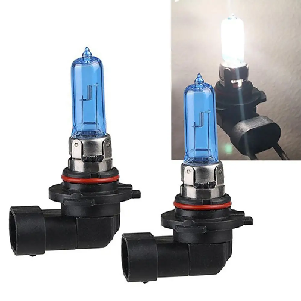 

Hot Sell 2Pcs 100W 12V 9005/HB3 6000K Xenon Gas Halogen Headlight White Light Lamp Bulbs