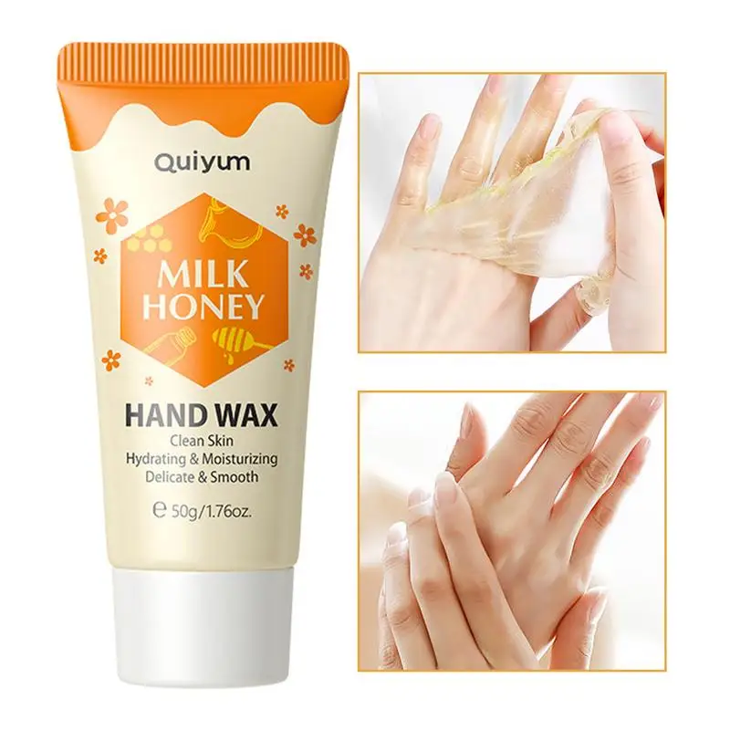 

Moisturizing Hand Wax Milk Honey Peel Off Hand Care Product Skin Friendly Hand Care Product For Valentine's Day Gift Portable