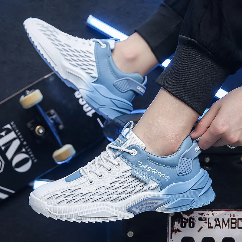 

Men's Vulcanized Shoes Breathable Casual Running Shoes Men's Sports Shoes Non-Slip Tennis Shoes Outdoor Jogging Shoes Lace-up