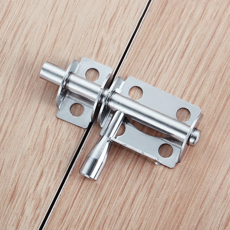 

Mini Stainless Steel Latch Latch Surface Mounted Latch Bathroom Door Small Bolt Lock Buckle for Home Warehouse Door Bolt