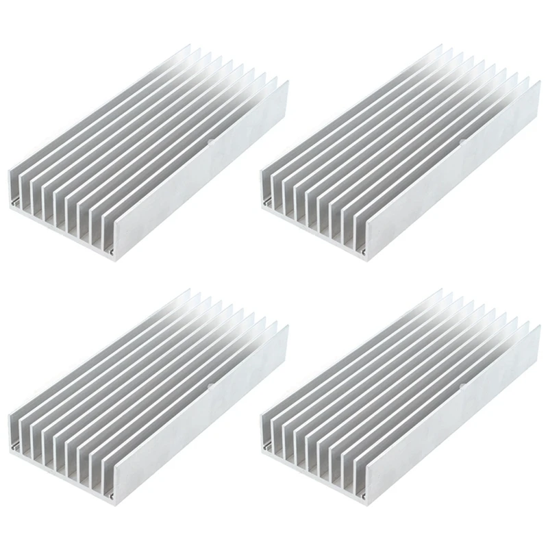 

Топ 4 шт. 130 мм X 56 мм X 20 мм радиатор теплорассеянный алюминиевый охлаждающий плавник