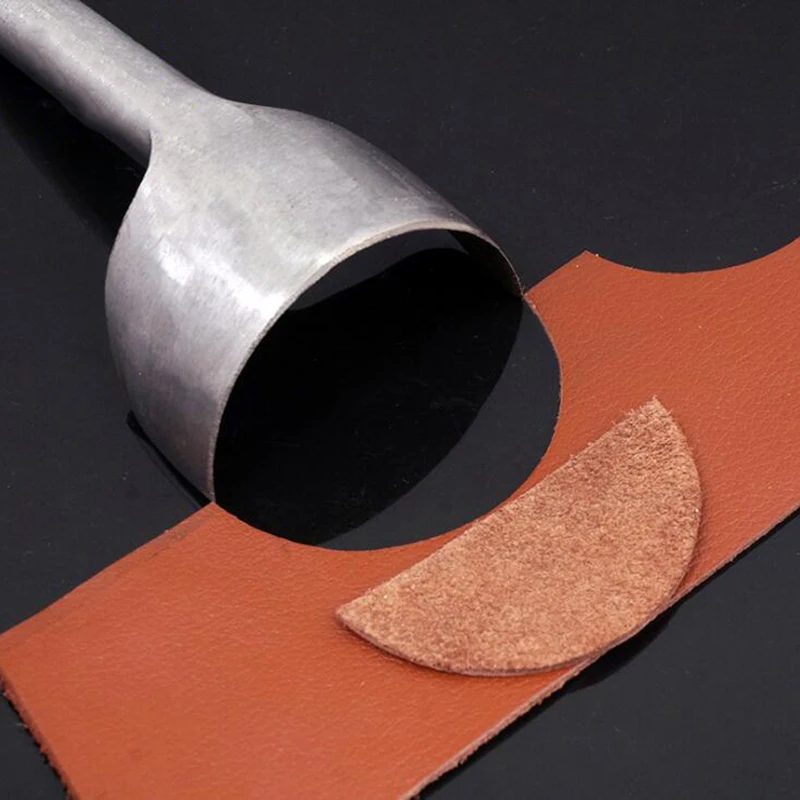 1 шт. инструменты для работы с кожей полукруглый резак дырокол инструмент ручной