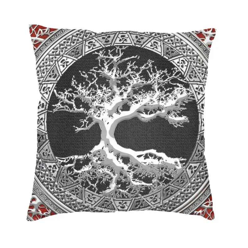

Чехол-наволочка с изображением дерева жизни, 45x45 полиэстер