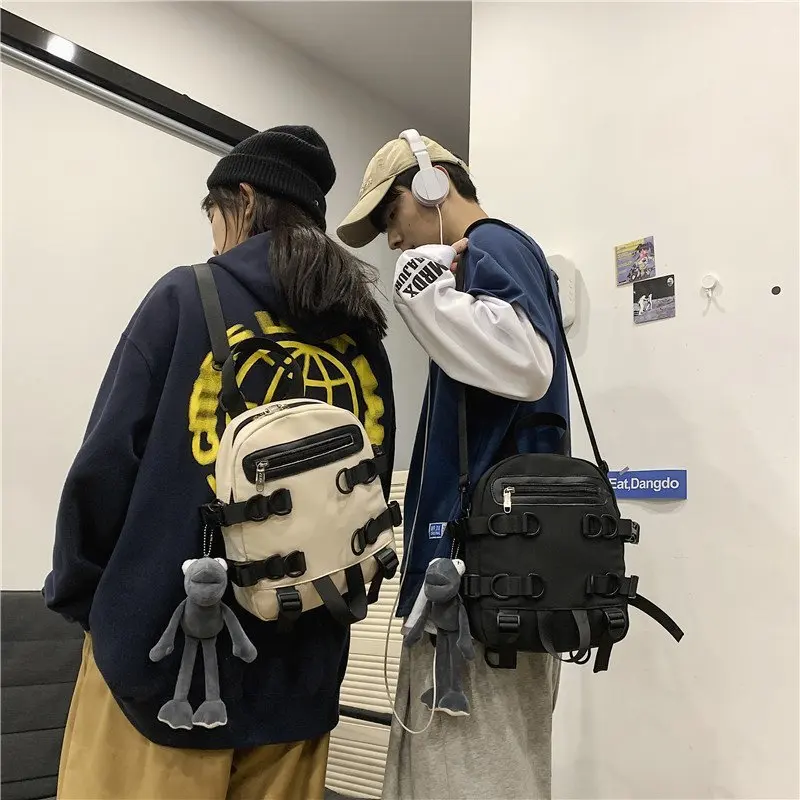 Mini Backpack Waterproof Shoulders Bags For Women Couple School Bag Multifunctional Travel Bagpack Korean Mochila Small Ruckpack