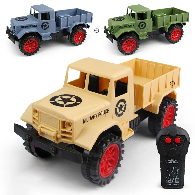 

WW2 Military L3000A Pickup Truck 1:24 Electric Remote Control Vehicle Simulation RC Car Model Two Way RC Toys For Boys Xmas Gift