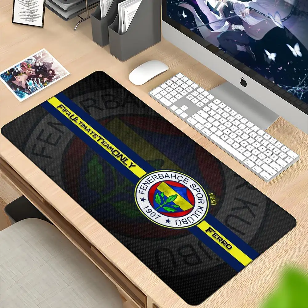 Фото Турция Fenerbahce SK Большой игровой коврик для мыши Компьютерный коврик для мыши Gamer Коврик для мыши для ноутбука Офисный коврик для мыши XXL Коврик для клавиатуры Настольный коврик №1