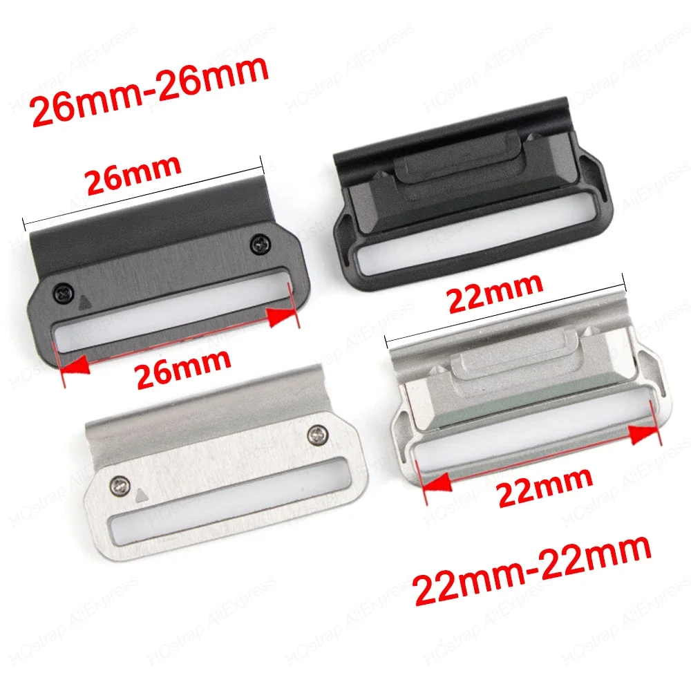 Металлический адаптер для Garmin Watch 2 шт. коннектор Fenix 7X 6x Pro 7x5 6 адаптеры ремешка