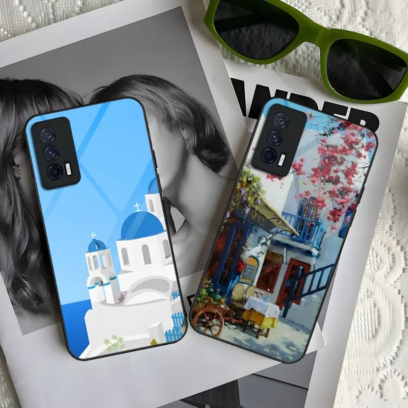 

Стеклянная задняя крышка для Vivo LQOO 9 U5 Z3 7 8 Pro Y31s Y73 Y55s X70