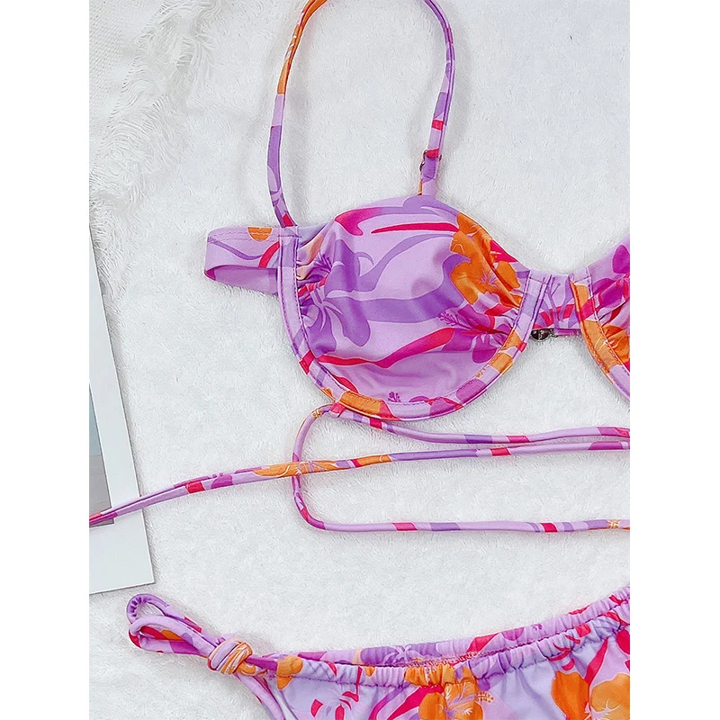 MYTENG сексуальный бюстгальтер пуш-ап на косточках комплект бикини 2022 Mujer Новый