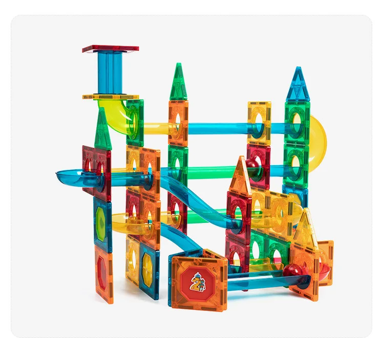 Креативные магнитные строительные блоки игрушки магнитная воронка скользящие