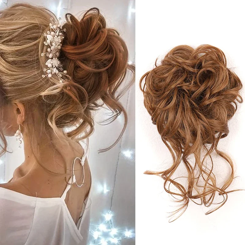 10-дюймовый спутанный кудрявый пучок волос