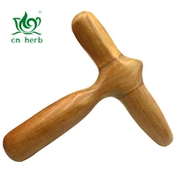cn herb wooden acupoint stick foot cross acupoint massage stick foot massage cone acupoint massager foot massage hammer