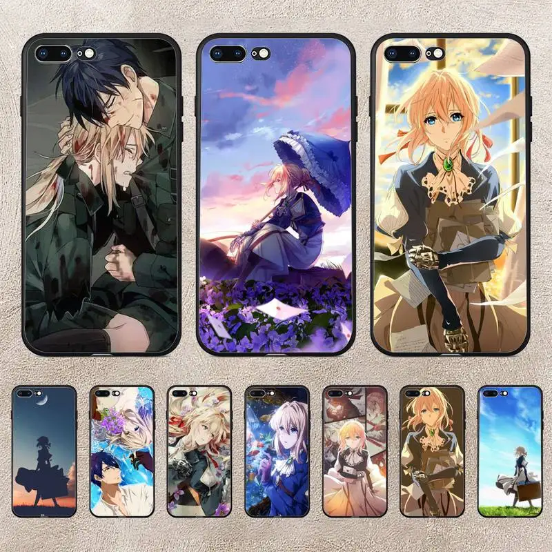 

Violet Evergarden Phone Case For Huawei Y5 Y62019 Y52018 Y92019 Luxury Funda Case For 9prime2019