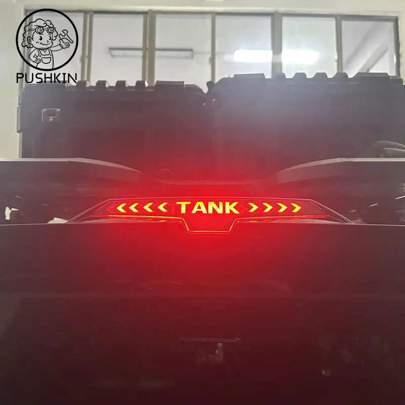 

Наклейки для WEY GWM TANK 400 2023 2024, наклейки, наклейки для стоп-сигнала с высоким креплением, лампа стоп-сигнала, наклейки на заднюю противотуманную фару, аксессуары