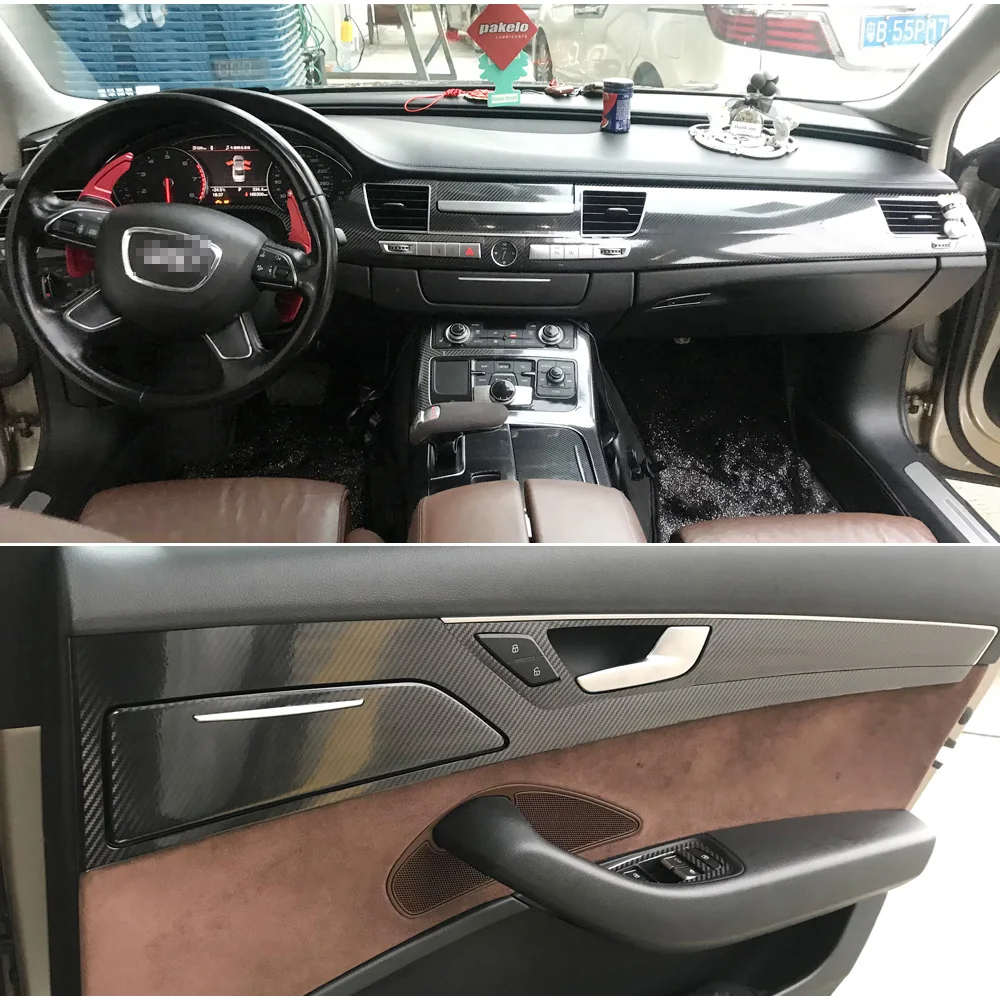 Самоклеящиеся автомобильные наклейки для Audi A8 D4 2011-2017 3D 5D виниловые и из