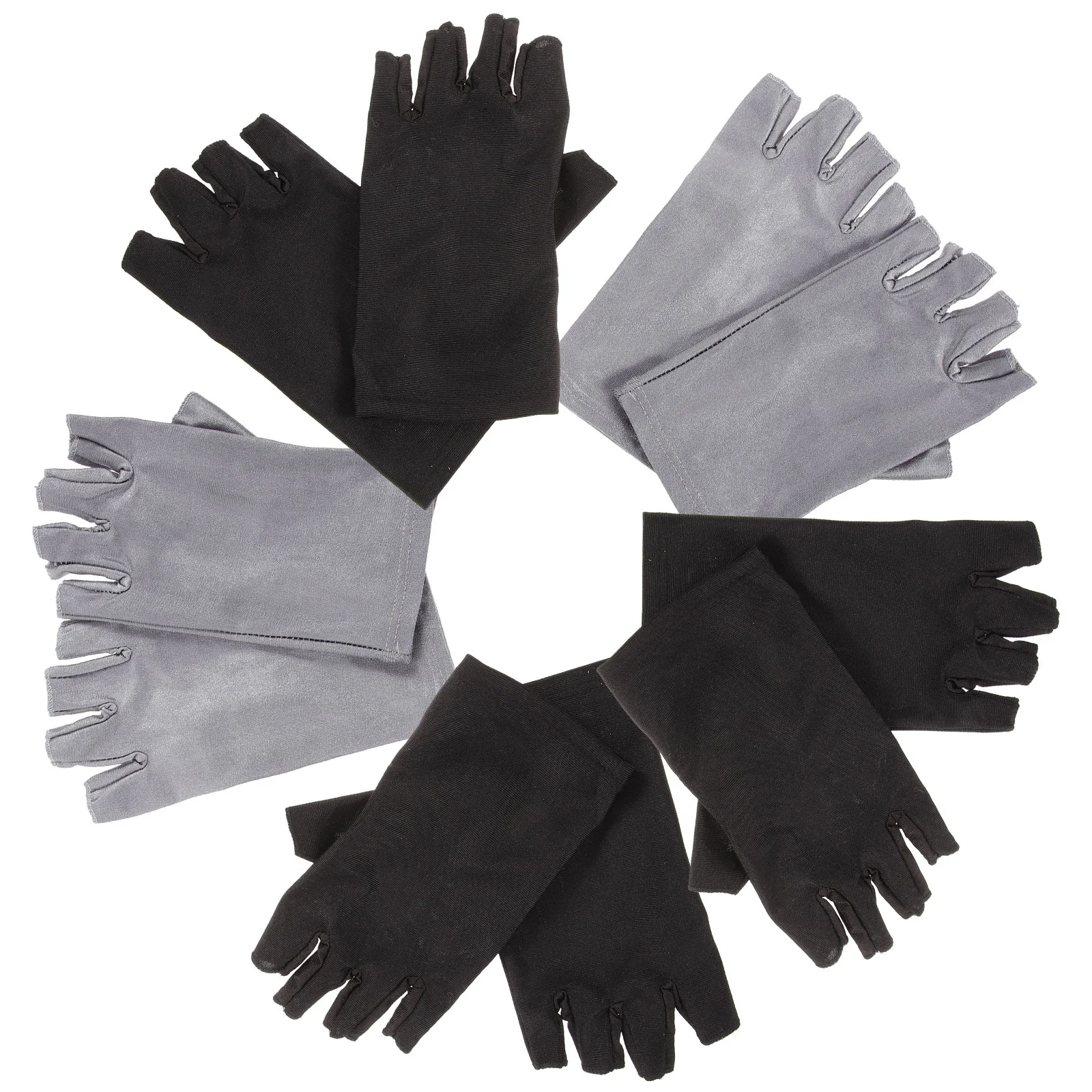 

5 пар, защитные перчатки для маникюра