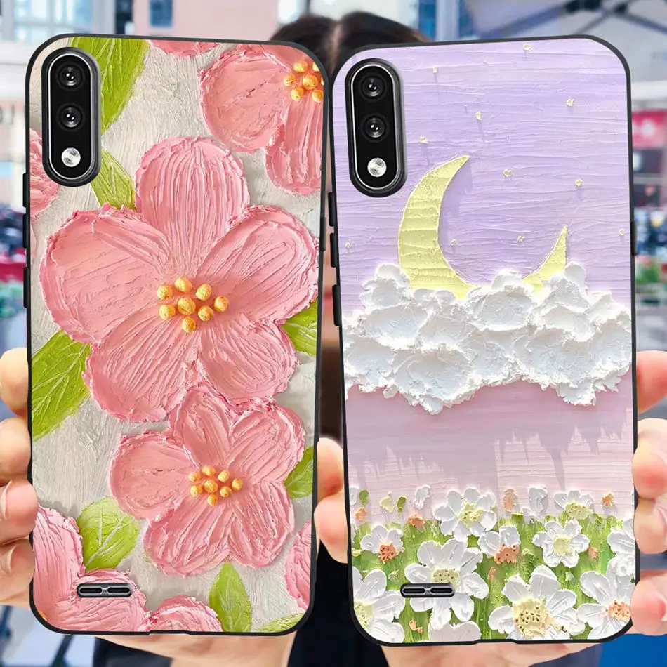 Для LG K22 чехол 2020 LM-K200 K200B K200E K200Z Милая окрашенная мягкая задняя крышка бампер