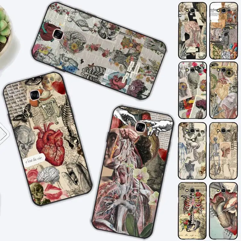 

Medical Human Anatomy Phone Case for Samsung J 2 3 4 5 6 7 8 prime plus 2018 2017 2016 core