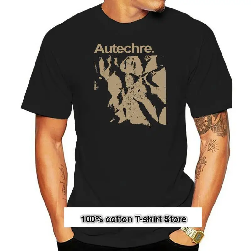 

Autechre-Camiseta vintage negra descolorida, reestampada, talla S-4XL