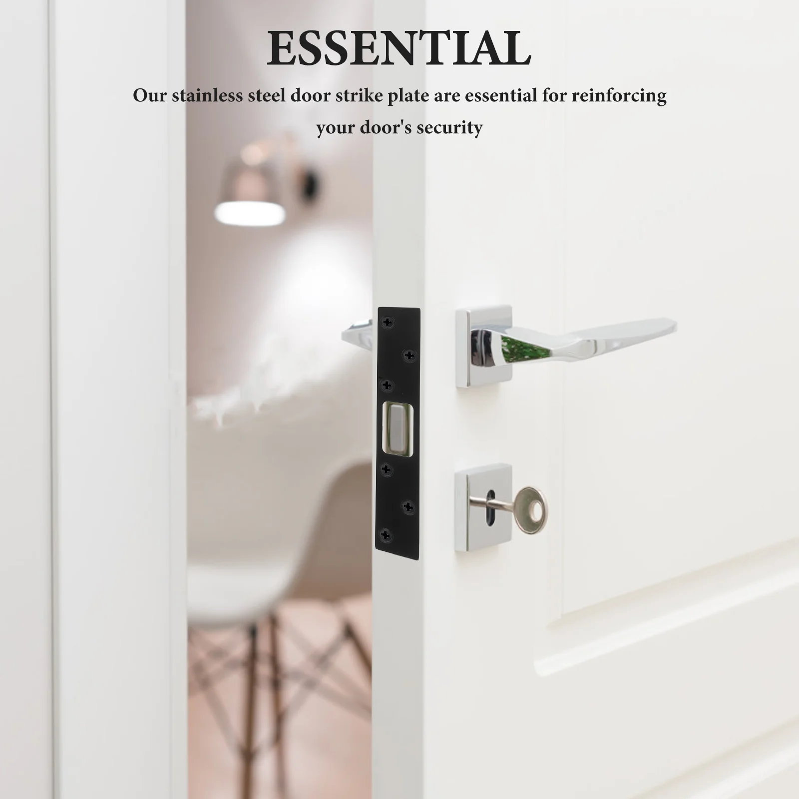 Пластины дверного замка для внутренних дверей рама с внешней ластовицей защелка