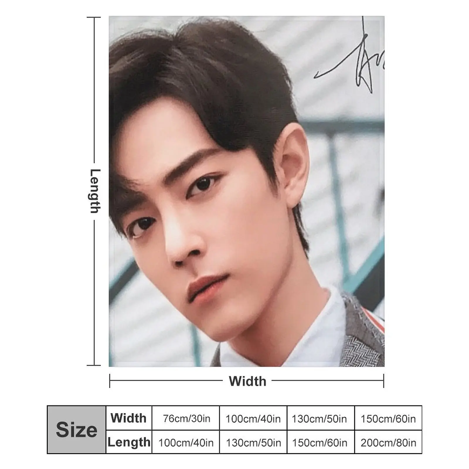 Новое одеяло Сяо Чжан с подписью зимние кровати свободные одеяла люксового