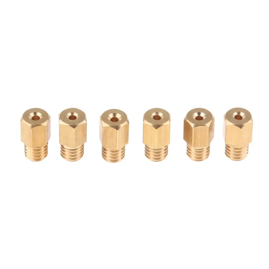 

6 pcs Hexagonal Main Jet for M5 Carburetor 340 350 360 360 370 380 390