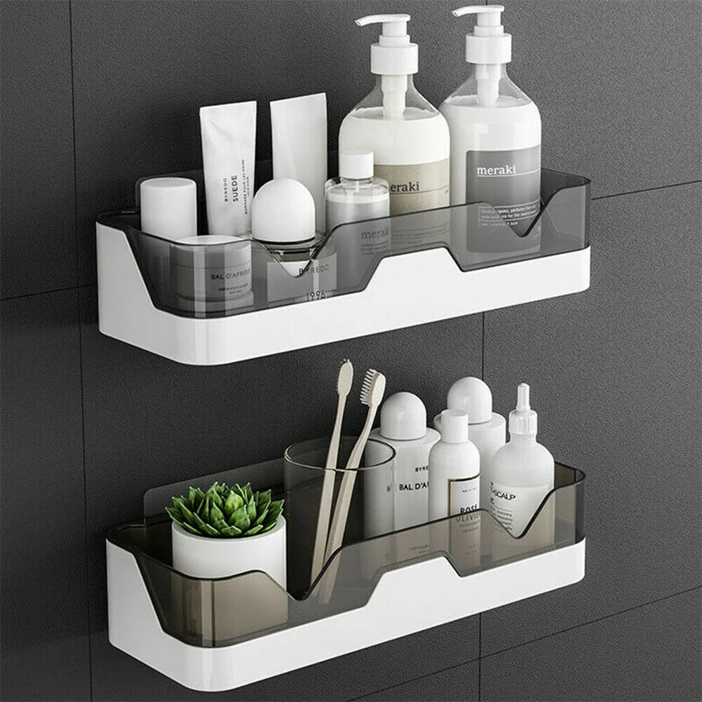 

Wall Mount Free Punching Shower Storage Shelves Rack Holder Toilet Organizer For Bathroom Shelf Organizer Accessories