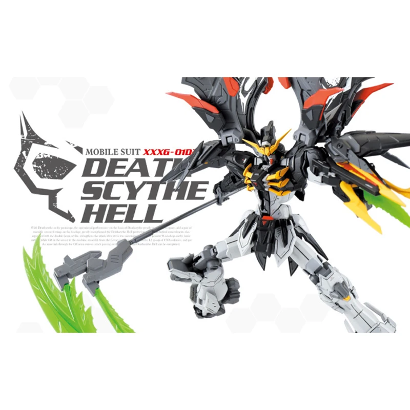 

Оригинальная аниме-фигурка MG 1/100 XXXG-01D2 Deathscythe, аниме-фигурки, игрушки для детей, подарок на день рождения, 18 см
