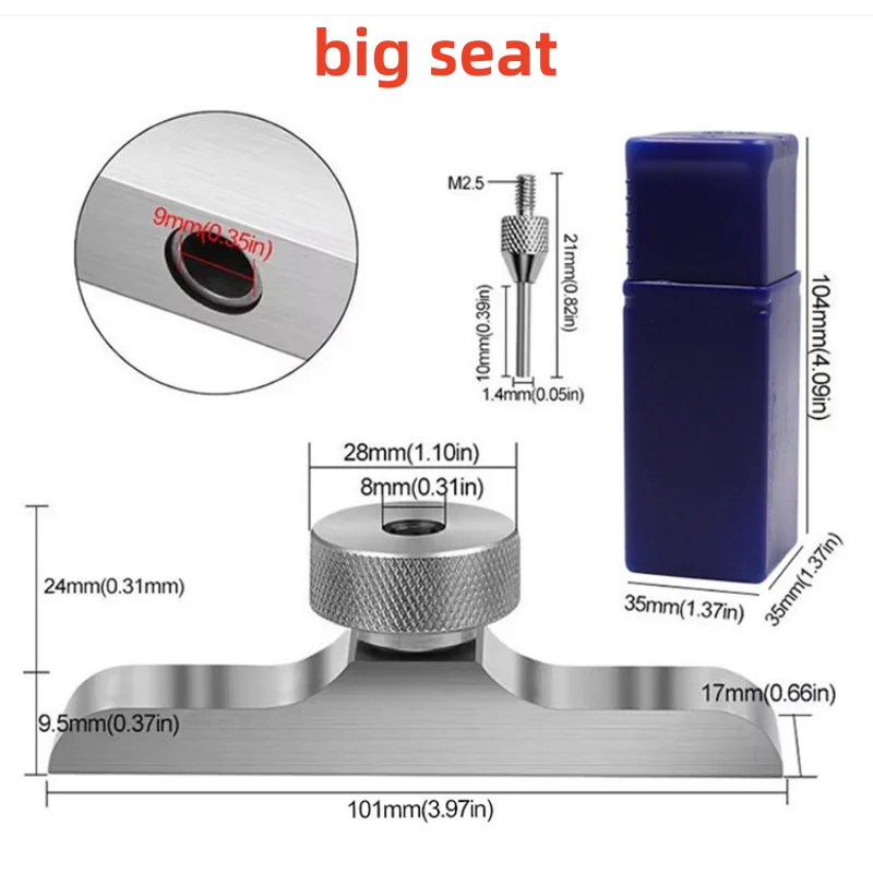 

Инструмент для измерения глубины форсунки с общей топливной магистралью EUI EUP, испытательное сиденье для ремонта дизельных форсунок