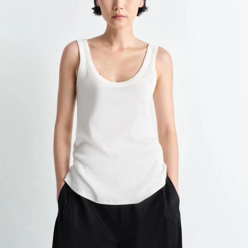 Роскошный брендовый дизайн Lemair повседневная модная женская майка тонкий